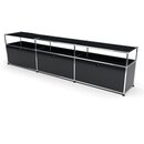 TV-Board 1x3 mit 3 Klapptüren, mit Ablage