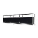 TV-Board 1x3 mit 3 Klapptüren, mit Ablage