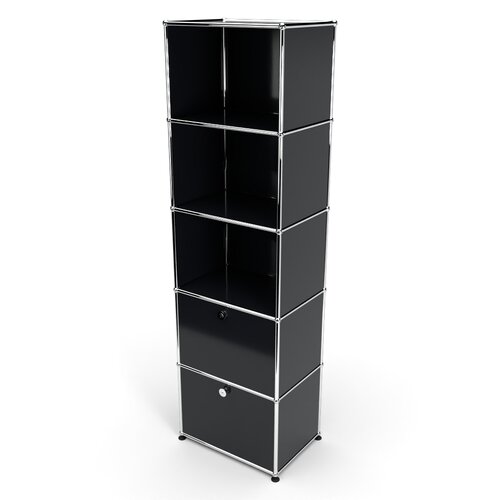 Wandregal 50 5x1 mit 2 Klapptüren