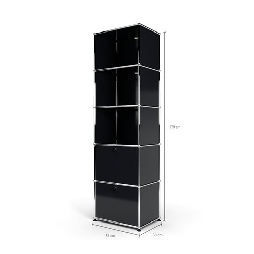 Wandregal 50 5x1 mit 2 Klapptüren