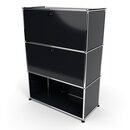 Highboard 3x1 mit 2 Klapptüren mitte und unten