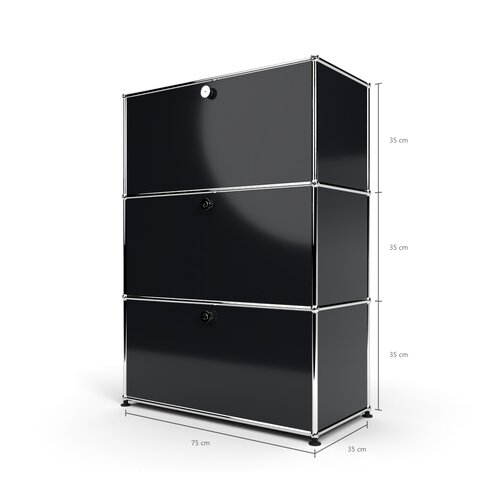 Highboard 3x1 mit 3 Klapptüren